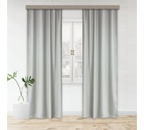 Портьерные шторы witerra матовый блэкаут серый 135x260 см 2 шт 100549