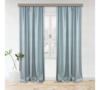 Портьерные шторы witerra жаккард бамбук однотонный jyp111 серый 135x260 см 2 шт 100717