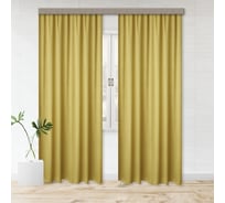 Портьерная штора witerra жаккард грация золото 190x275 см 2 шт 106325