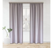 Портьерная штора witerra жаккард однотонный розовый 135x260 см 2 шт 106291