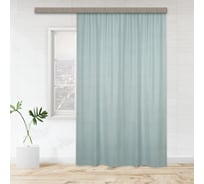 Портьерная штора witerra жаккард лен меланж фисташка 190x275 см 1 шт 108454