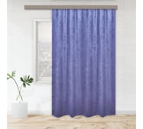 Портьерная штора witerra канвас-велюр 190x275 см 1 шт фиолетовый ирис 108398