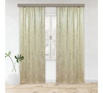 Портьерная штора witerra канвас-велюр золотой песок 135x260 см 2 шт 109181