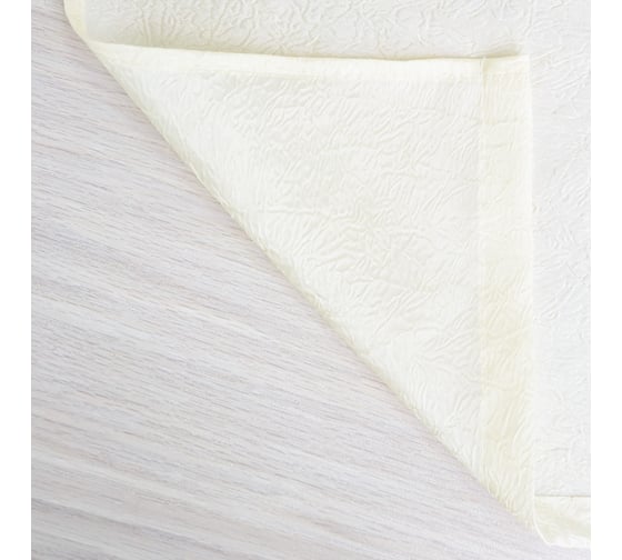 Портьерная штора для кухни witerra тергалет молочный 135x180 см 1 шт 46228