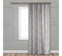 Портьерная штора witerra папоротник жаккард молочный 135x260 см 1 шт 108652
