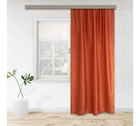 Портьерная штора witerra тергалет терракот 140x260 см 1 шт 30045