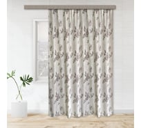 Портьерная штора witerra жаккард фиалка темно-бежевый 190x275 см 1 шт 100067