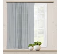 Штора witerra вуаль, 140x145 см, серый 46087