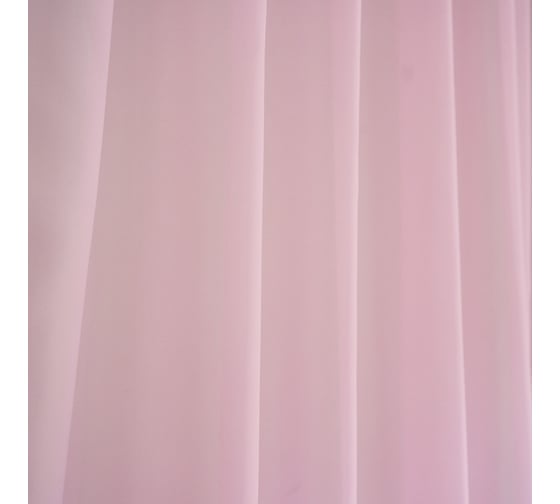 Штора witerra вуаль, 150x260 см, светло-розовый 10407