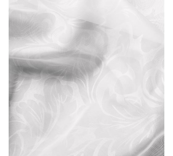 Штора witerra вуаль, с тиснением, микс, 140x260 см, белый 46092