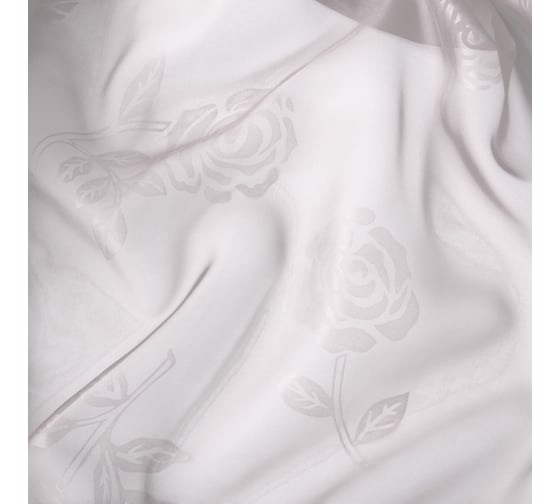 Штора witerra вуаль, с тиснением, микс, 140x260 см, белый 46092