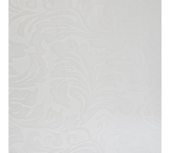 Штора witerra вуаль, с тиснением, вензель, 200x260 см, молочный 10275