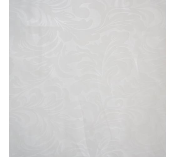 Штора witerra вуаль, с тиснением, вензель, 150x260 см, белый 10247