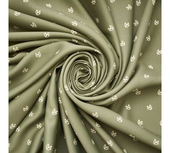 Штора witerra блэкаут, w печать 0044, хаки, 150x270, 1 шт 109164