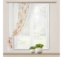 Штора для кухни witerra моника, 140x160, персик-молочный 103924