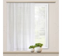 Штора witerra вуаль, с тиснением, бабочки, 140x180 см, белый 104256