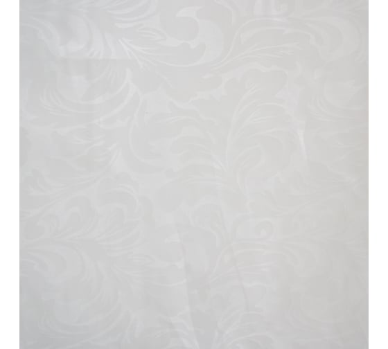 Штора witerra вуаль, с тиснением, вензель, 140x180 см, белый 100957