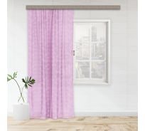 Штора witerra вуаль, с тиснением, роза, 300x260, светло-розовый 10394