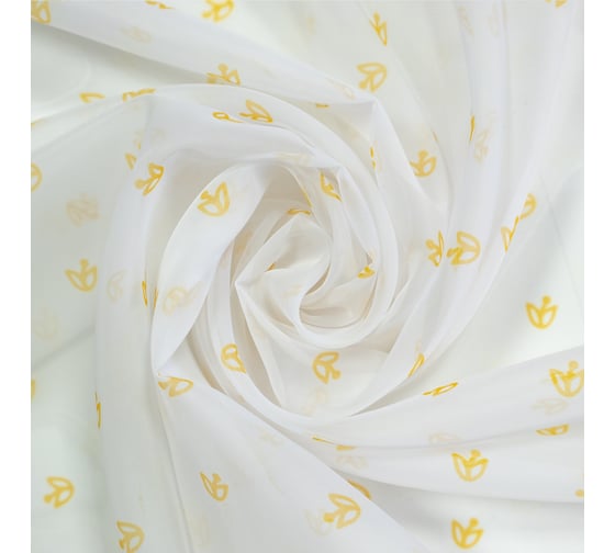 Штора witerra печать 0044 вуаль, белый песок, 150x270, 1 шт 109135