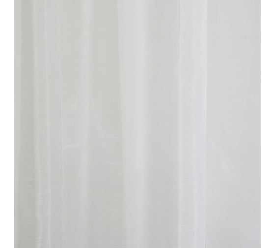 Штора witerra органза, 300x260 см, со шторной лентой, белая 12012
