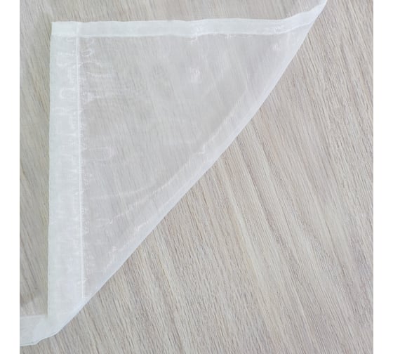 Штора witerra органза, 300x260 см, со шторной лентой, белая 12012