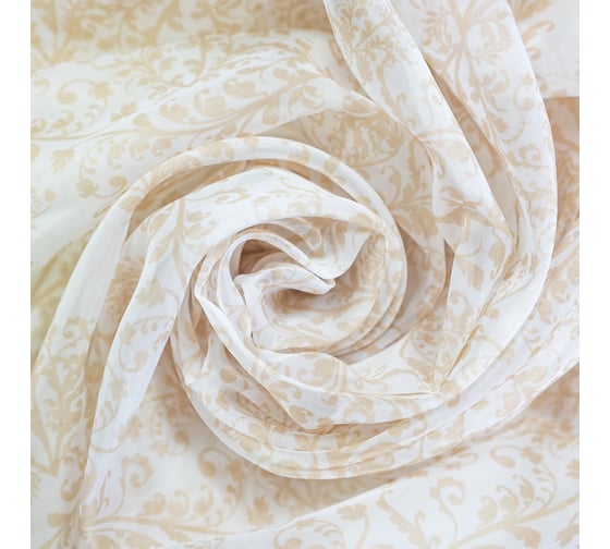 Штора witerra печать 0272 вуаль, бежевый, 150x270, 1 шт 109131