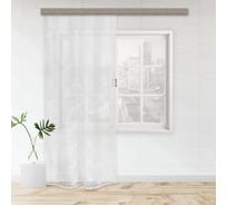 Штора witerra вензель jyb051 органза, деворе, молочный, 500x260 100678