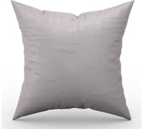 Чехол для подушки witerra жаккард однотонный, 40x40, с клапаном 15 см, розовый 107899