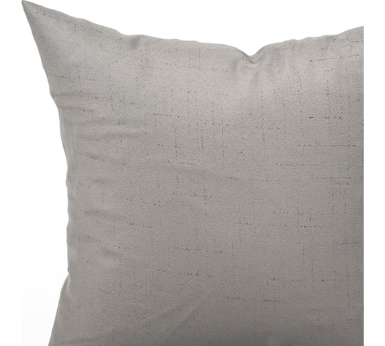 Чехол для подушки witerra жаккард однотонный, 40x40, с клапаном 15 см, тем. бежевый 107455