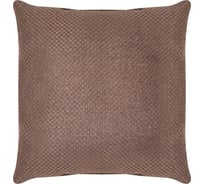 Чехол для подушки из блэкаута witerra рогожка 40x40, с клапаном 15 см, шоколад 20024