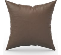 Чехол для подушки witerra вельвет 40x40, с клапаном 15 см, шоколад 107450