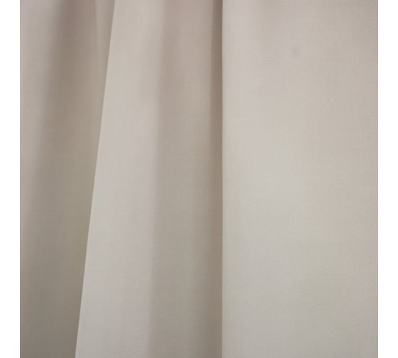 Портьерная штора witerra матовый блэкаут, бежевый, 135x260, 1 шт 100596