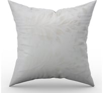 Чехол для подушки из жаккарда witerra акация, 40x40, с клапаном 15 см, светло-бежевый 45214