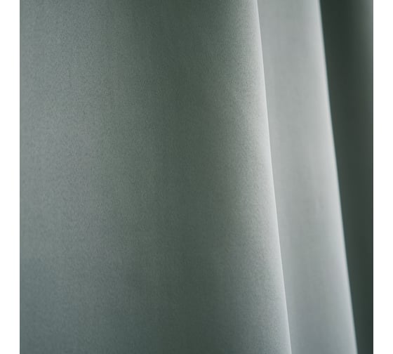 Портьерная штора witerra матовый блэкаут, графит, 190x260, 1 шт 107639