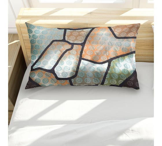 Подушка с лузгой гречихи witerra 35x45, бязь, в ассортименте 109206