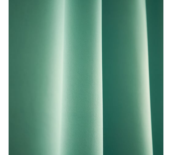 Портьерная штора witerra матовый блэкаут, мятный, 135x260, 1 шт 106253