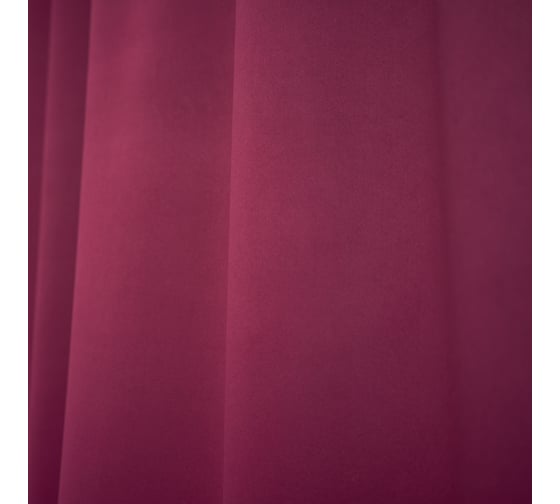 Портьерная штора witerra матовый блэкаут, красное вино, 190x275, 1 шт 106264