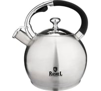 Чайник из нержавеющей стали RASHEL 3 л, со свистком М-7117
