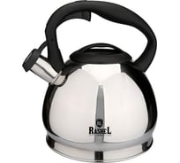 Чайник из нержавеющей стали RASHEL 3 л, со свистком М-7135