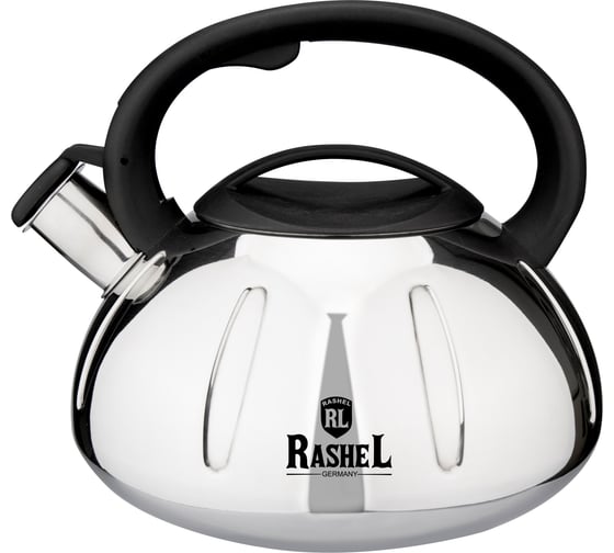Чайник из нержавеющей стали RASHEL 3 л, со свистком М-7175
