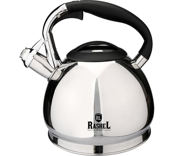 Чайник из нержавеющей стали RASHEL 3 л, со свистком М-7137