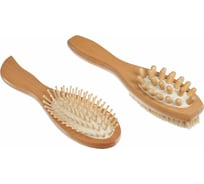 Подарочный набор BRADEX щетка-массажер с щетиной кабана, расческа KZ 0954