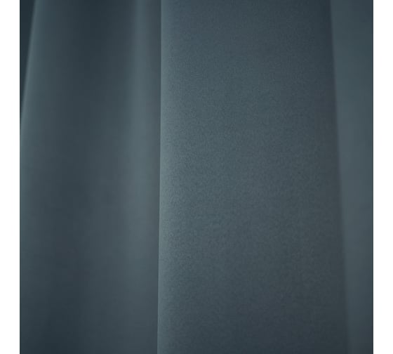 Портьерная штора witerra матовый, блэкаут, синий, 135x260, 1 шт 105369
