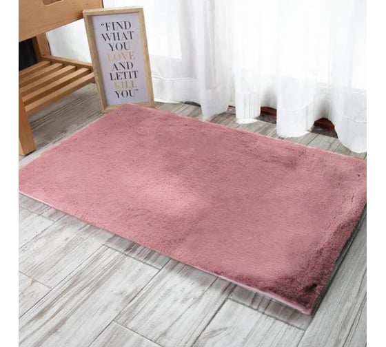 Плюшевый коврик Dasch My Bunny 50x80 розовый 10385