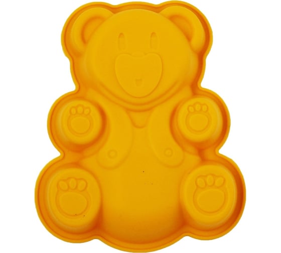 Силиконовая форма для выпечки/шоколада Кошкин Дом Мишка 16x13x2.5 см 50-11-010