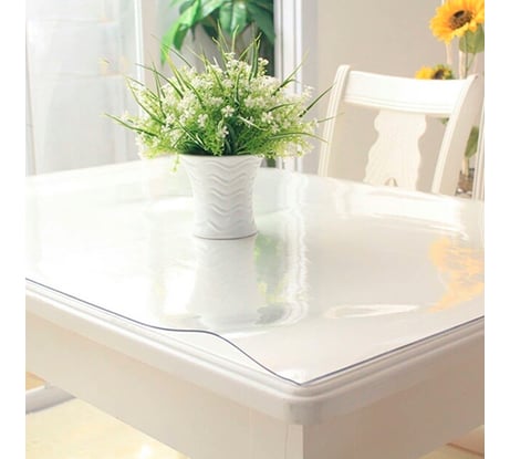 Скатерть Dasch Гибкое стекло 1 мм, размер 100x180 см 7615