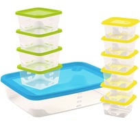 Набор емкостей Funcook для продуктов Фьюжн 11 шт (0,33 л - 6 шт; 0,63 л - 4 шт; 6,15 л - 1 шт) FС1144