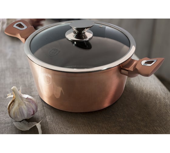 Набор посуды BerlingerHaus Rosegold Metallic Line 10 предметов BH-6142 6142-BH
