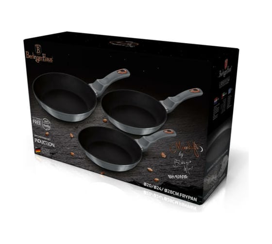 Набор посуды BerlingerHaus Moonlight Edition 3 предмета BH-6169 6169-BH