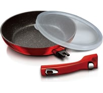 Сковорода BerlingerHaus Burgundy Metallic Line со съемной ручкой 28 см BH-1946 1946-BH